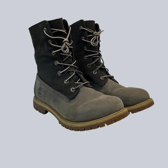 Timberland Women’s Lace-Up Winter Boots Leather & Suede Shearling Lined Size 9.5 - Picture 4 of 10